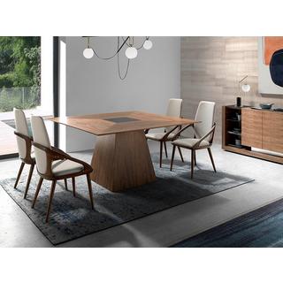 ANGEL CERDA Esstisch quadratisch Walnuss  