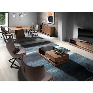 ANGEL CERDA Esstisch quadratisch Walnuss  