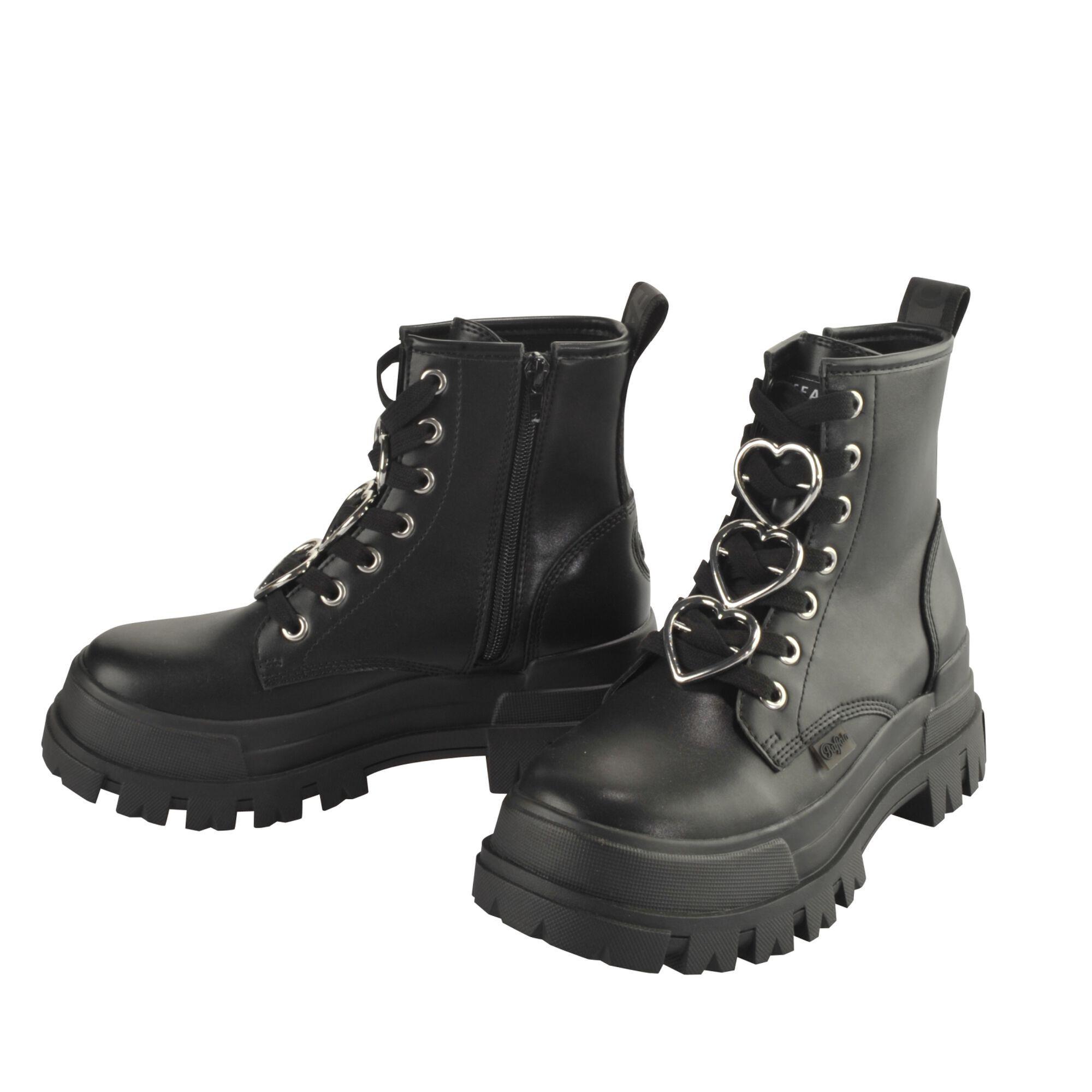 Buffalo  Scarponcini da donna Buffalo Aspha Rld Heart - Vegan Box 