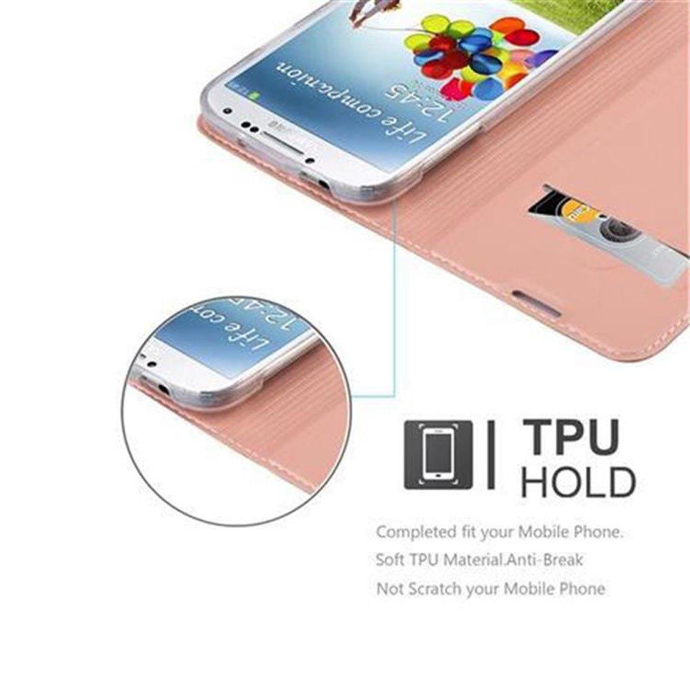 Cadorabo  Housse compatible avec Samsung Galaxy S4 - Coque de protection avec fermeture magnétique, fonction de support et compartiment pour carte 