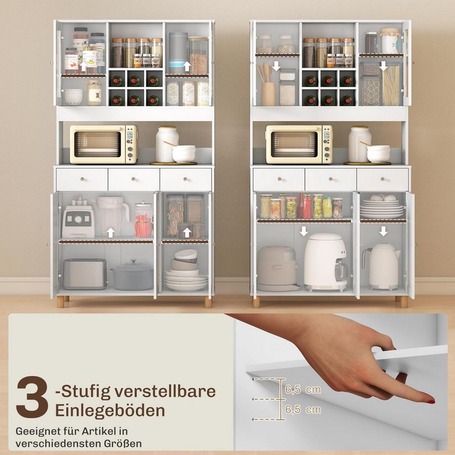 HOMCOM Küchenschrank  