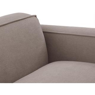 PASCAL MORABITO Ecksofa - Ecke wechselbar - Cord - Grau - BORORE  