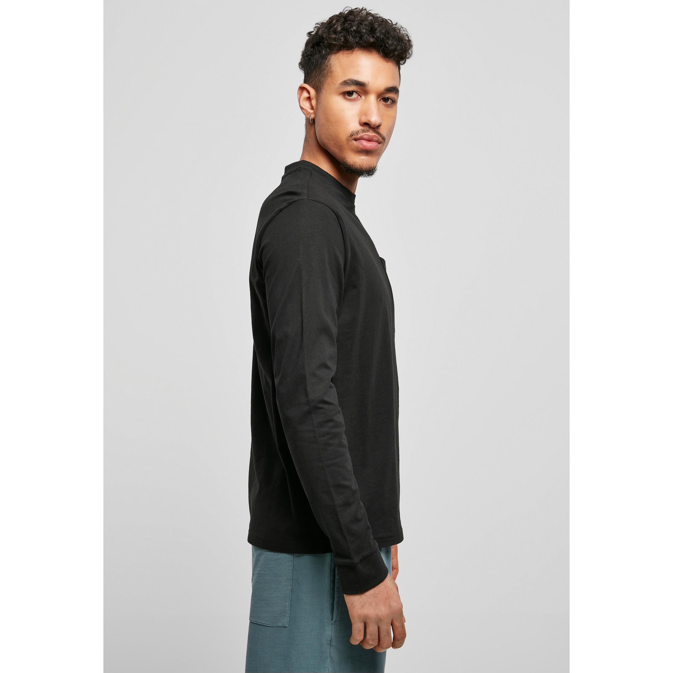 URBAN CLASSICS Organic Basic Pocket T-Shirt Maniche Lunghe  