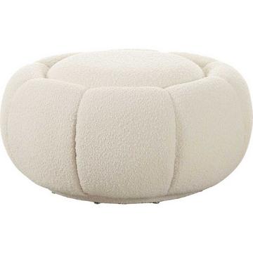 Hocker Peppo Bloom weiss rund 72