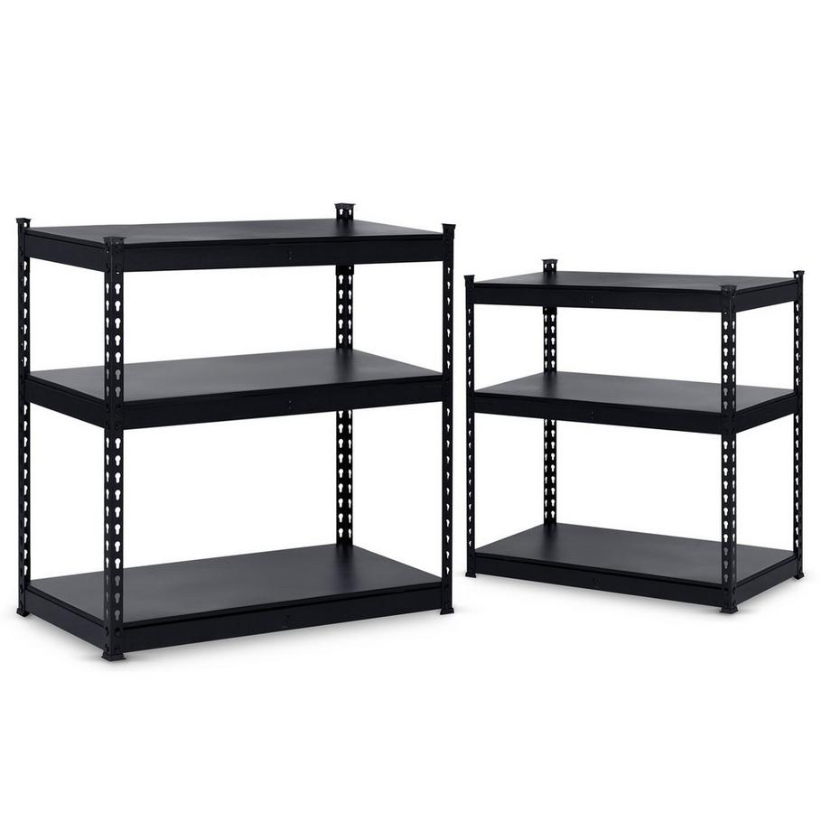 B2X Scaffale da magazzino in metallo 183 x 90 x 45 cm Humberg HR-700 nero  