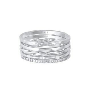 Elli  Ring Stapelringe Stacking 5Er Set 