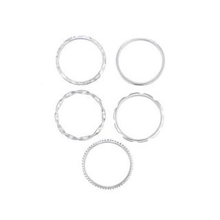 Elli  Bague Set De 5 Minimale Filigrane 