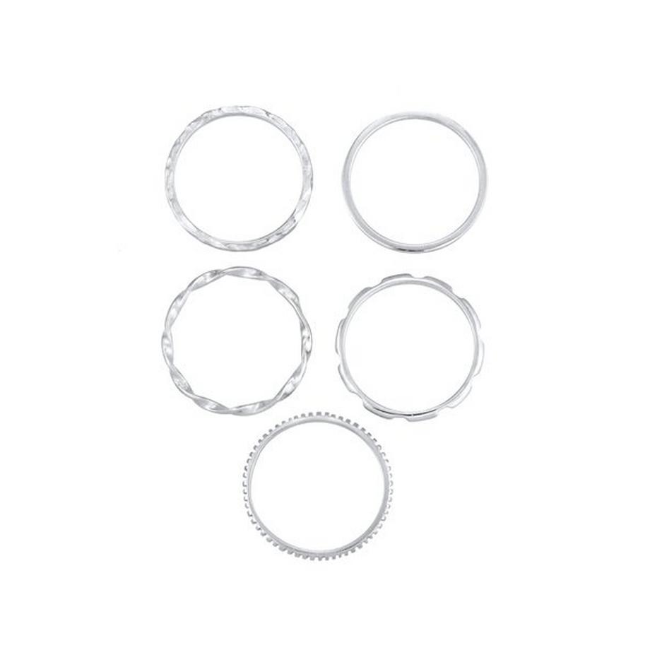 Elli  Ring Stapelringe Stacking 5Er Set 