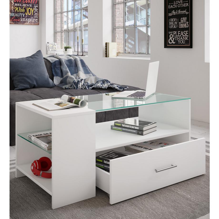 VCM Table basse en bois  Tindala  