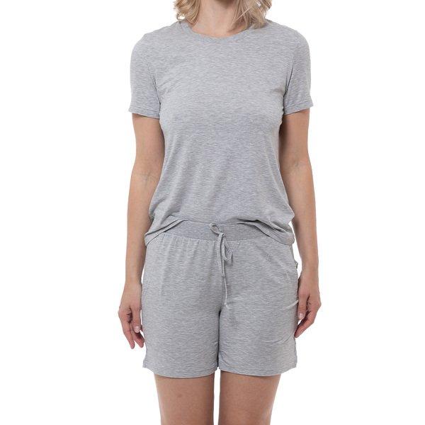 Image of Sleepy & Easy - Schlafanzug Kurzarm Unisex Grau XXL