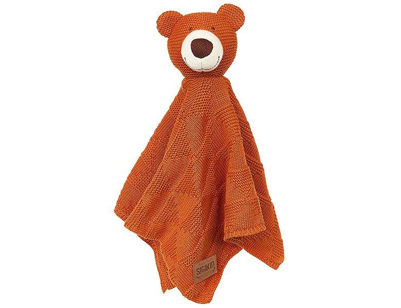 Image of Strick-Schnuffeltuch Bär