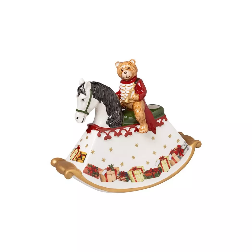 Christmas Toys Rocking Horse Kerzenständer