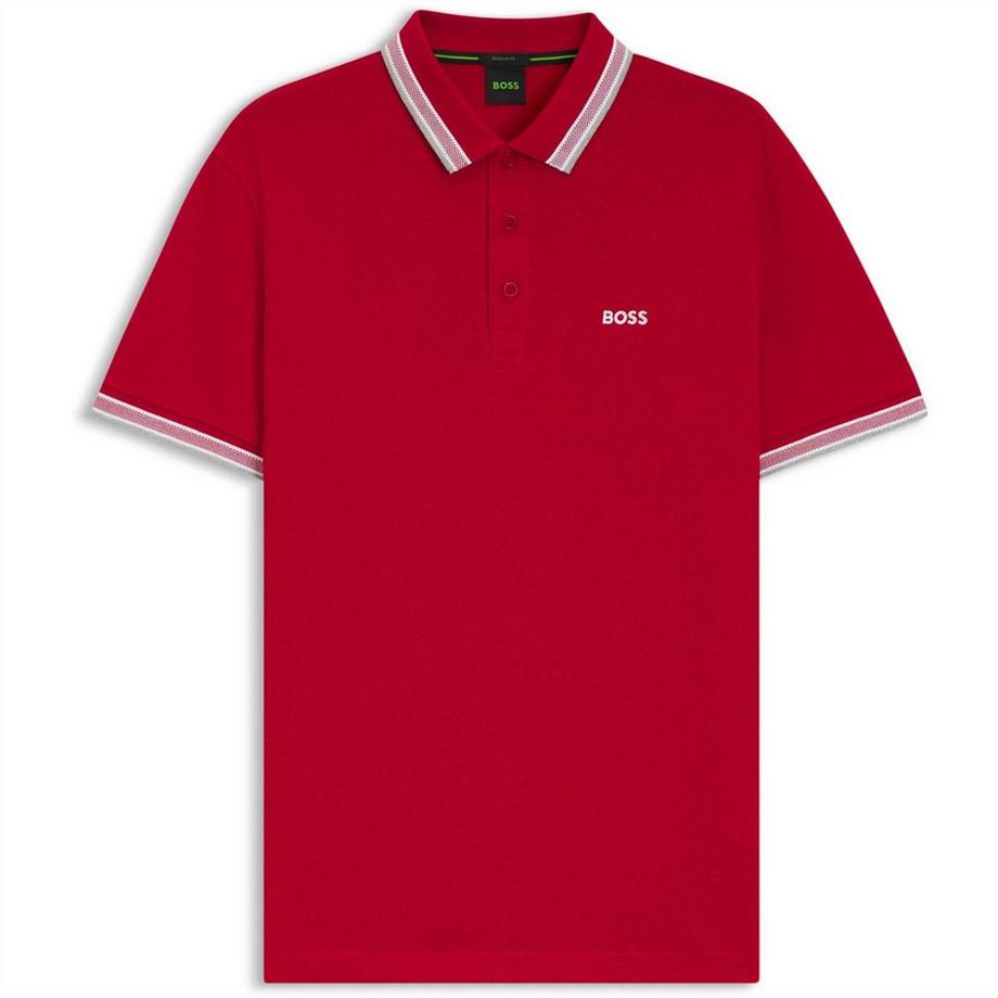 BOSS Paddy Maglietta Polo con Punta a Contrasto  