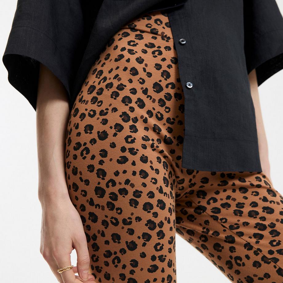 La Redoute Collections Leggings Vita Alta Stampa Animalier  