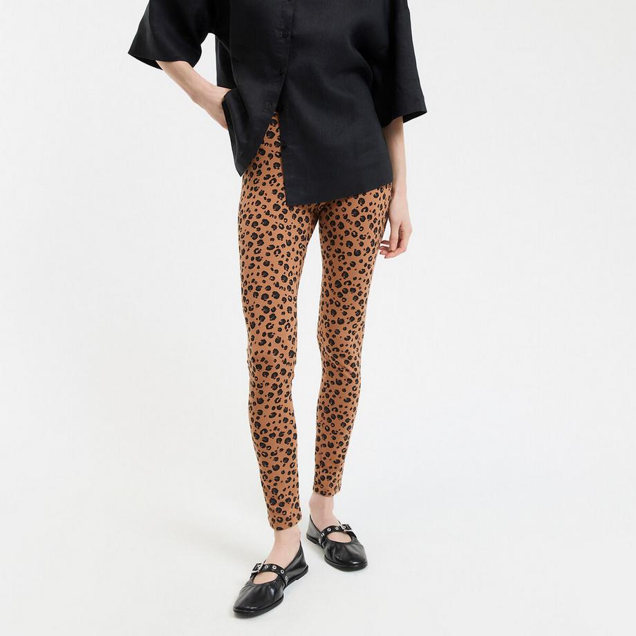 La Redoute Collections Leggings Vita Alta Stampa Animalier  
