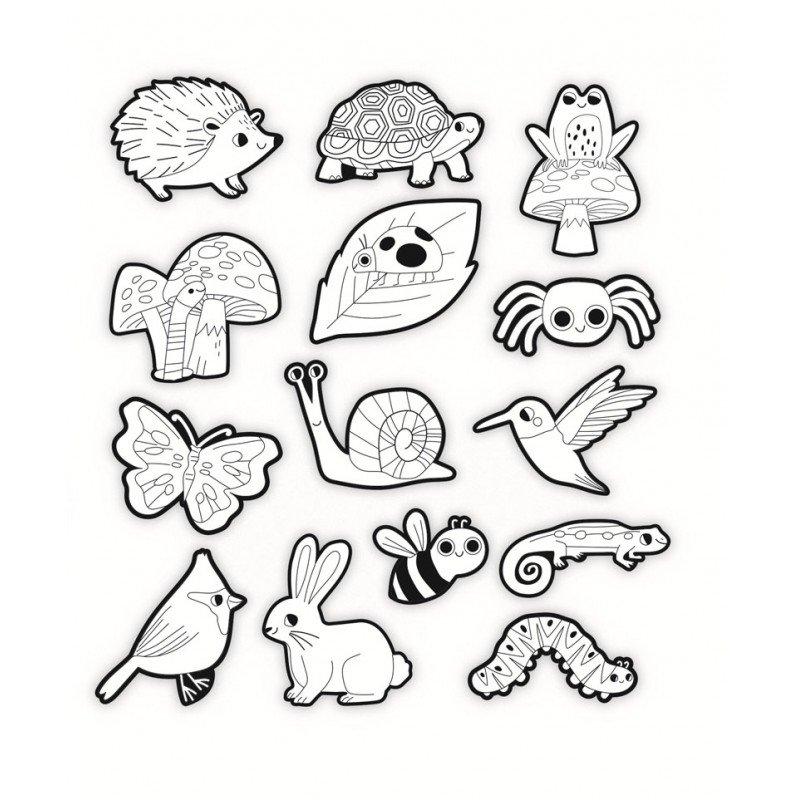 Crocodile Creek  Coloring Stickers, Garten 