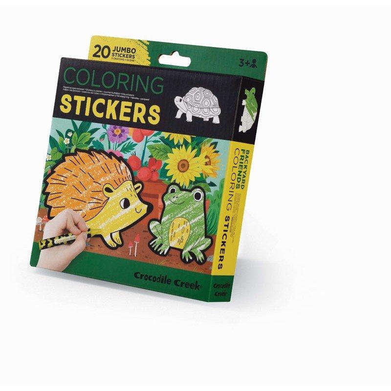 Image of Coloring Stickers, Garten Unisex Multicolor