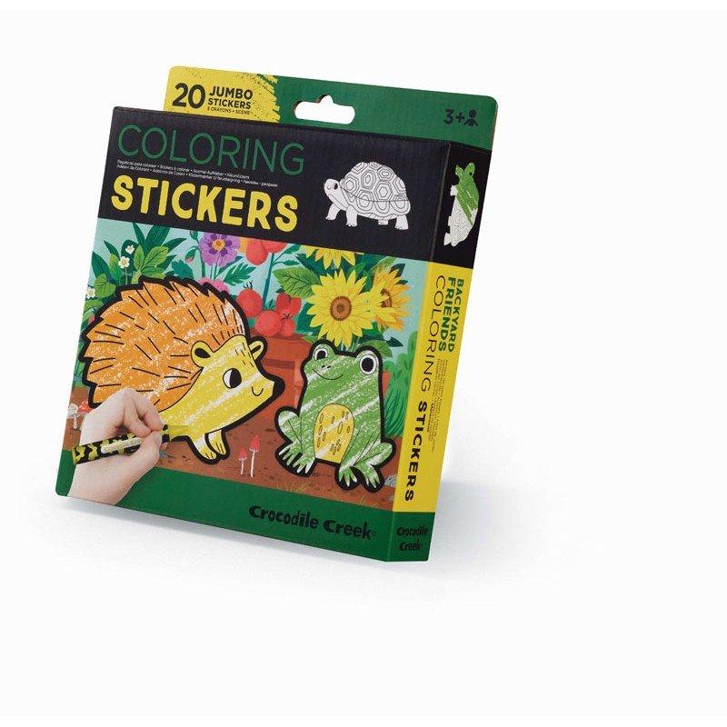 Crocodile Creek  Coloring Stickers, Garten 