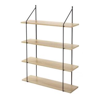 Calicosy Scaffale a muro 4 livelli decorazione Legno - L60 cm  