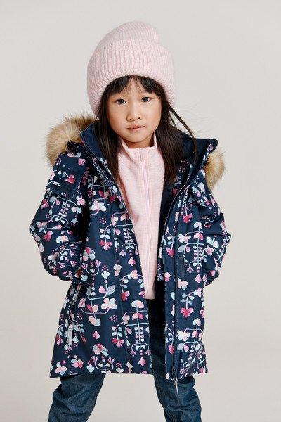 Reima  tec Mädchen Winterjacke Muhvi Navy 