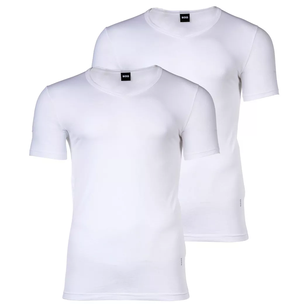 BOSS Paquete de 2 camisetas blanco | M