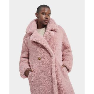 UGG  W GERTRUDE LONG TEDDY COAT-XS 