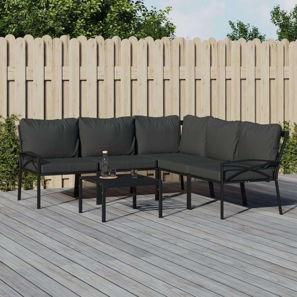 VidaXL Garten lounge set stahl  