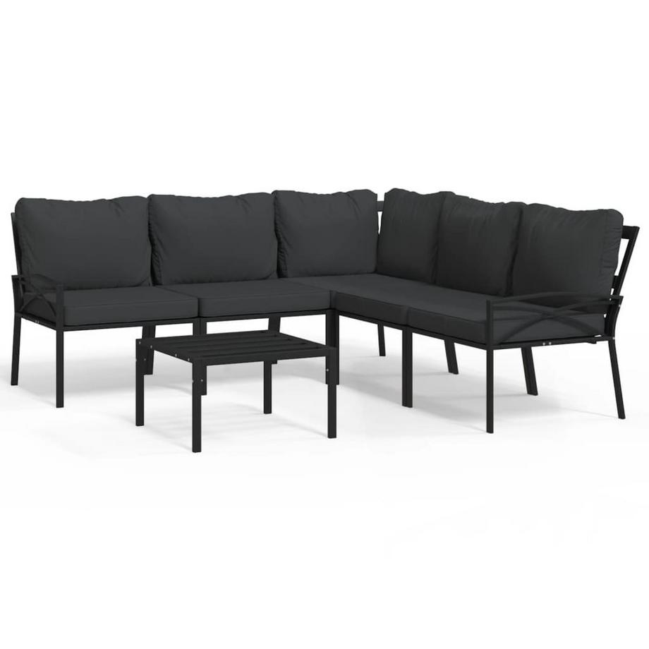 set mobili da giardino Acciaio