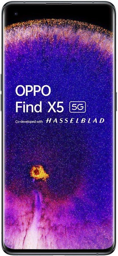 OPPO  OPPO Find X5 16,6 cm (6.55 Zoll) Dual-SIM Android 12 5G USB Typ-C 8 GB 256 GB 4800 mAh Schwarz 