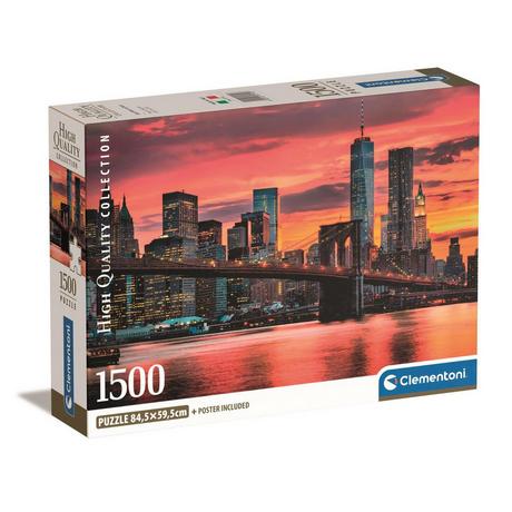 Clementoni  Puzzle East River in der Abenddämmerung (1500Teile) 