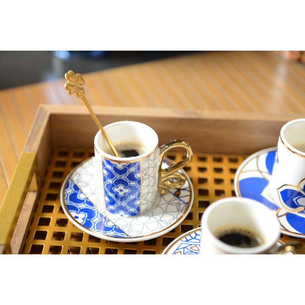 Image of Goldene Löffel Kleeblatt - Set Von 6 Unisex ONE SIZE