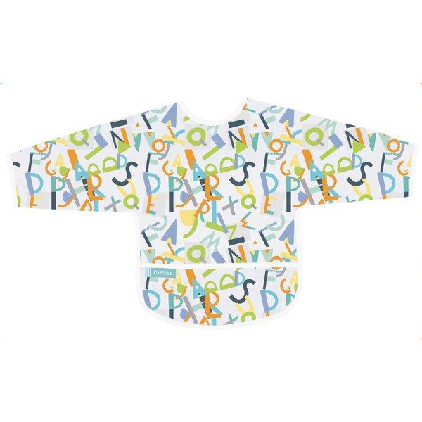Image of Lätzchen Mit Ärmeln Cleanbib Alphabet Unisex Multicolor ONE SIZE