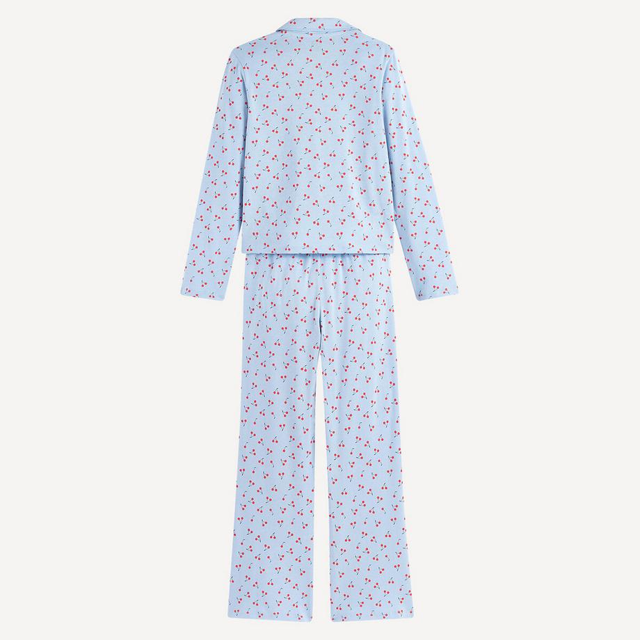 La Redoute Collections  Pyjama mit Kirschendruck 