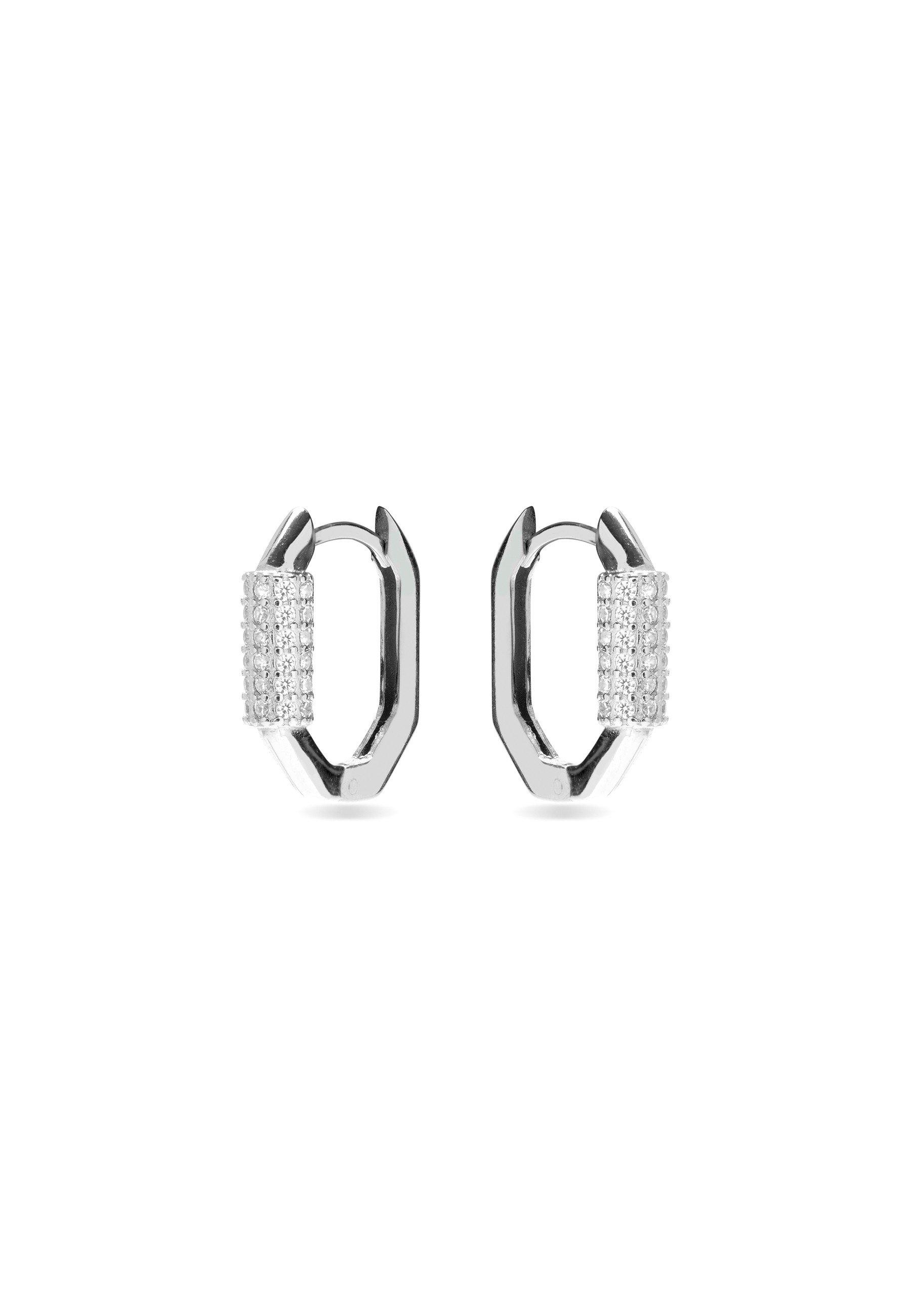 Luxenter  Orecchini  Sthyha in argento sterling 925 con zirconi rodiati 