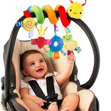 Jouet de landau pour bébé Jouet d'activité en spirale Jouet à suspendre Siège auto pour bébé Jouet pour berceau