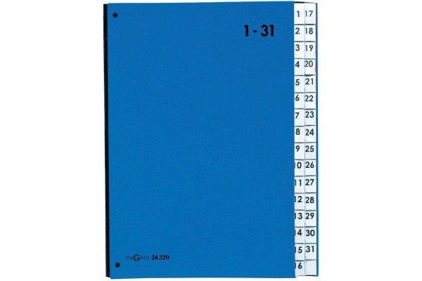 Pagna PAGNA Pultordner Color A4 24329-02 blau, 1-31  