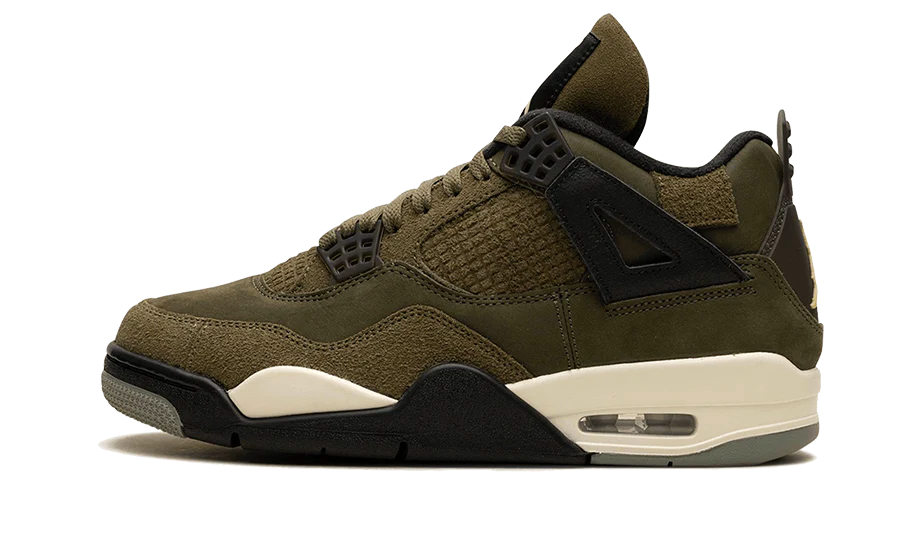 Image of Air Jordan 4 Retro Se Craft Medium Olive (gs) Damen Militärgrün 38
