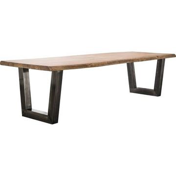 Table en bois massif Thor 300x100 assiette 6cm