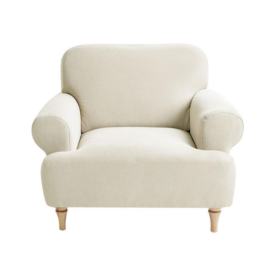 Beliani Fauteuil en Tissu Minimaliste KIBERG  