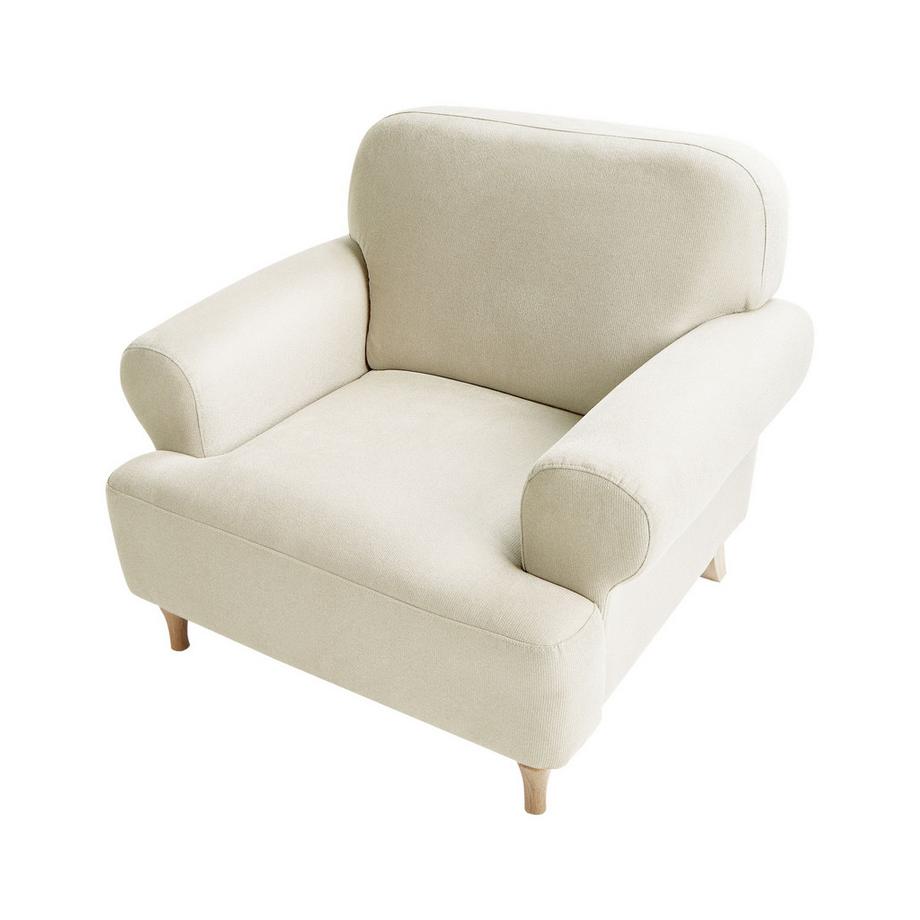 Beliani Fauteuil en Tissu Minimaliste KIBERG  