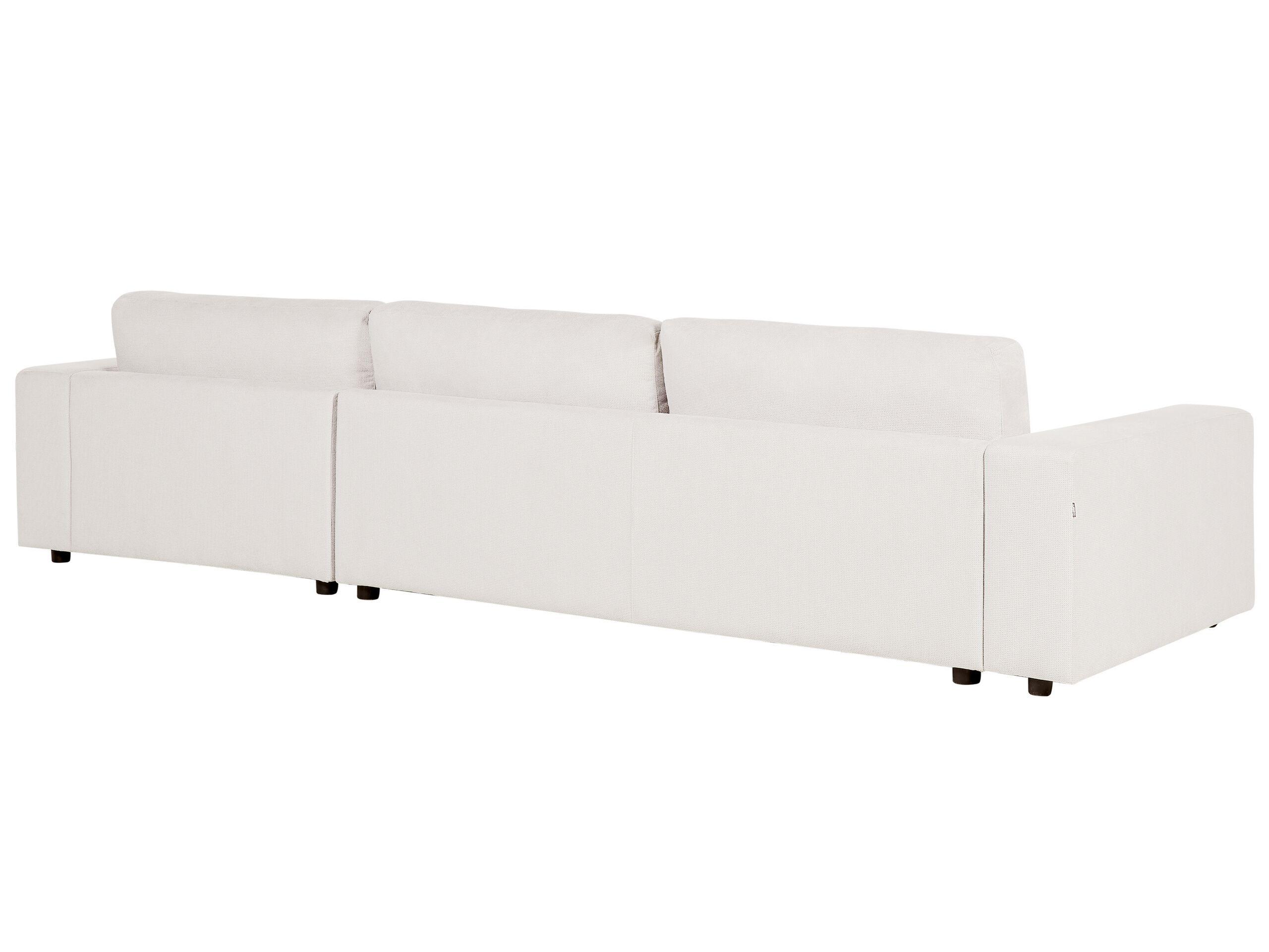 Beliani Ecksofa aus Polyester Skandinavisch LOFOTEN  