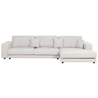 Beliani Ecksofa aus Polyester Skandinavisch LOFOTEN  