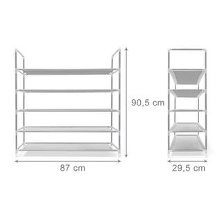 B2X Scaffale per scarpe per 20 paia di scarpe  