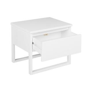 Beliani Comodino 1 cassetto en Legno di pino Moderno GIULIA  