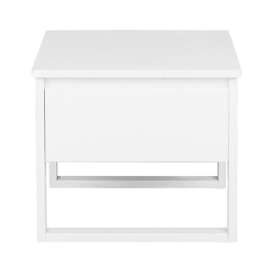 Beliani Nachttisch mit 1 Schublade aus Kiefernholz Modern GIULIA  