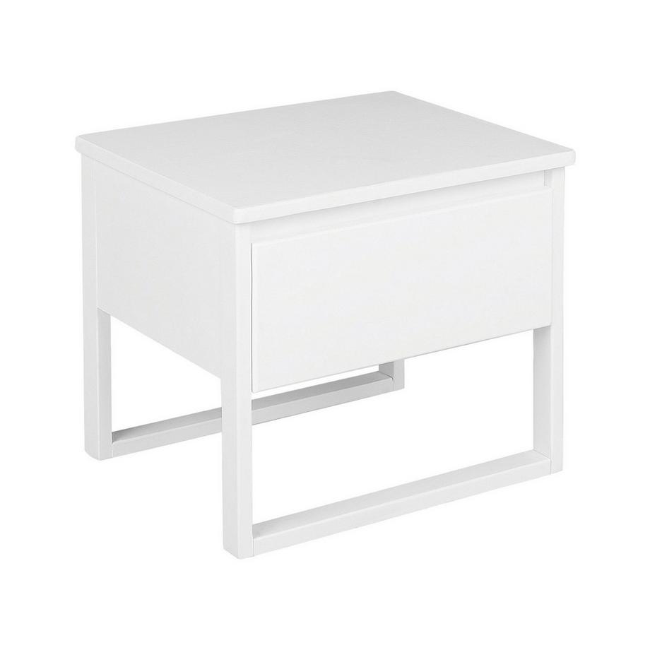 Beliani Nachttisch mit 1 Schublade aus Kiefernholz Modern GIULIA  