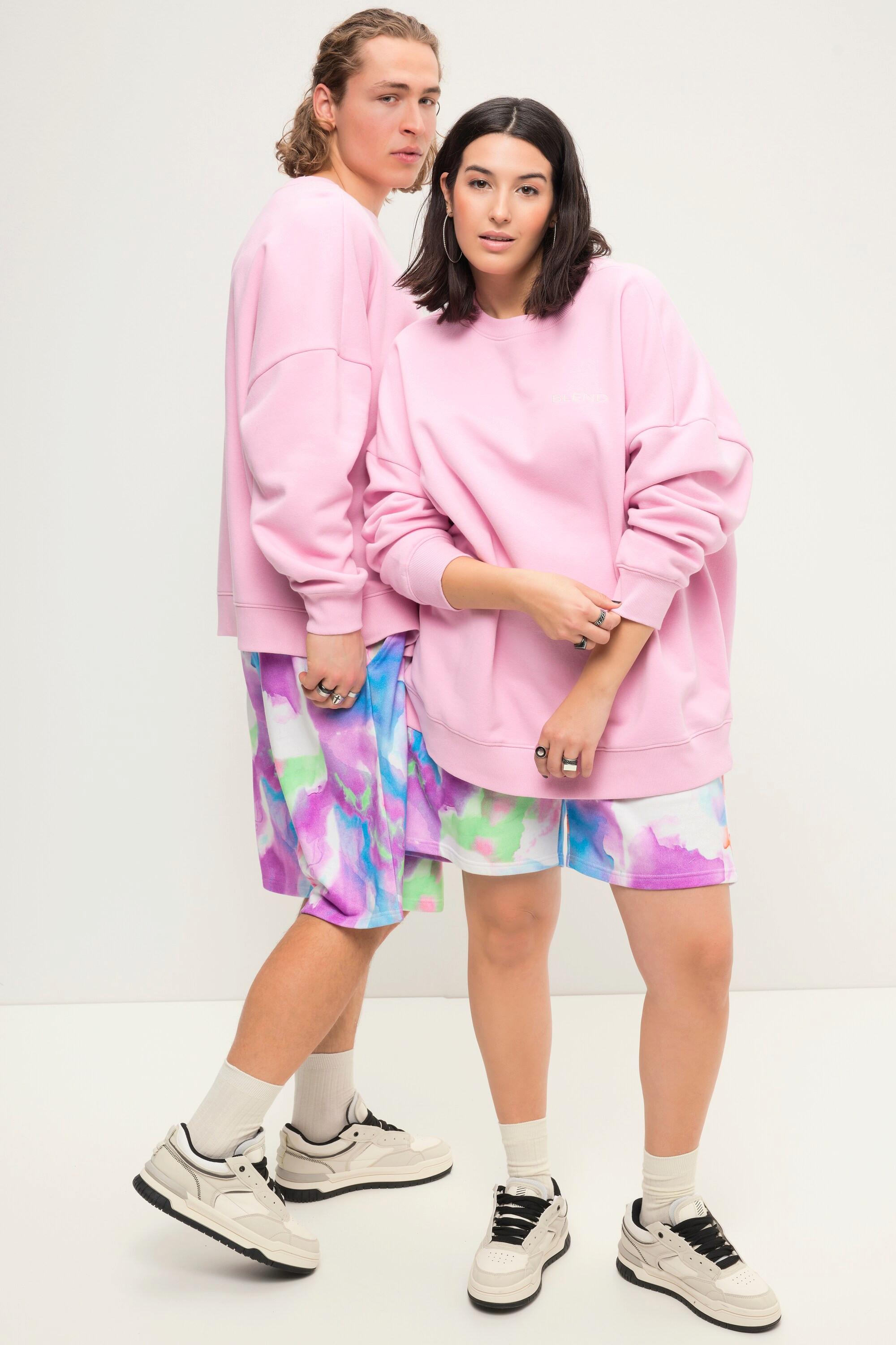 Studio Untold  Felpa unisex dal taglio molto oversize con ricami e maniche lunghe 