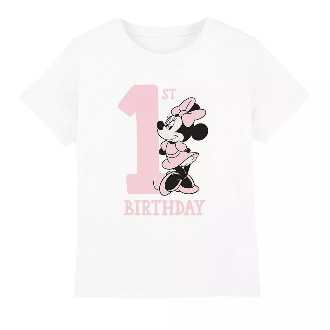 Disney - TShirt 1. Geburtstag, 104, Weiss