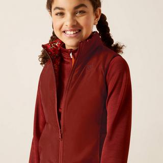 Ariat  veste imperméable sans manches réversible fille  bella 