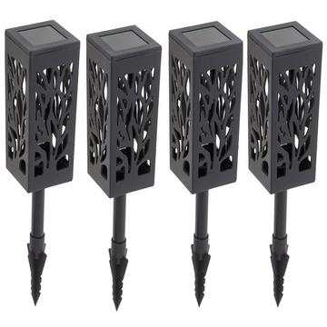 Lanternes solaires pour le jardin - lot de 4
